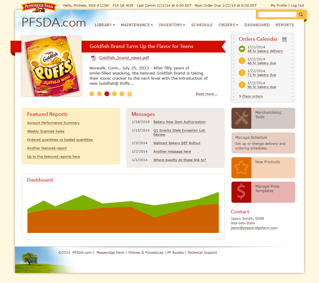 Pepperidge Farm site