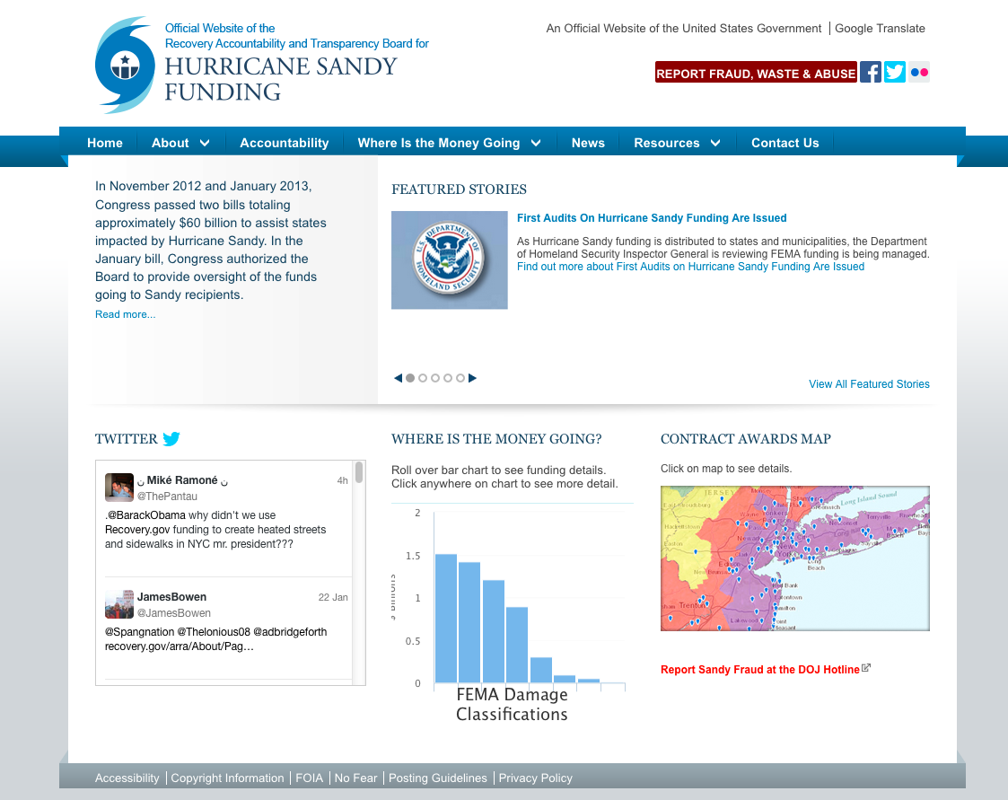Site design for Hurricane Sandy